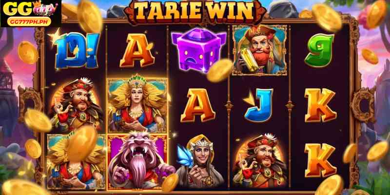 Mobile slot gaming experience showing a 5-reel layout