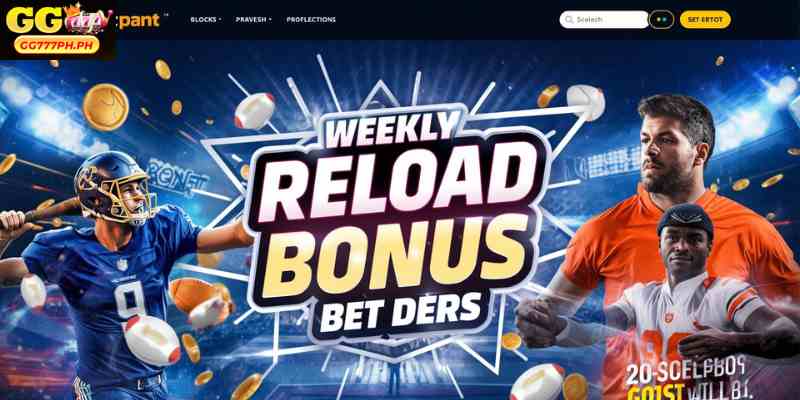 Weekly reload betting bonus promotion for sports betting