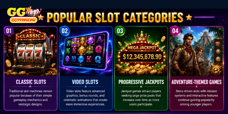 Popular Slot Categories