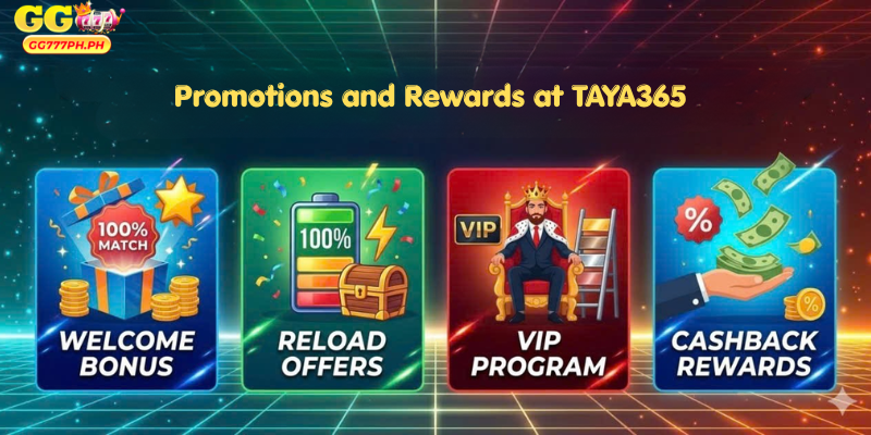 Promotions and Rewards at TAYA365